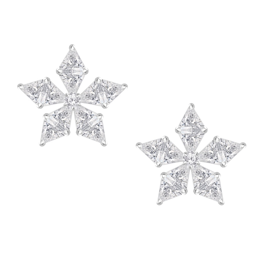 DIAMOND SNOWFLAKE EARRINGS