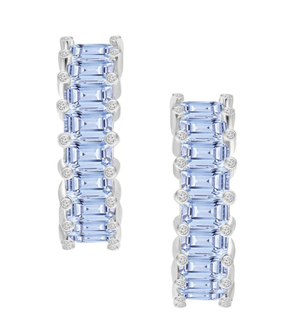 PINK DIAMOND DROPS EARRINGS