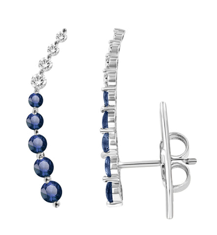 Smiley face Sapphire studs