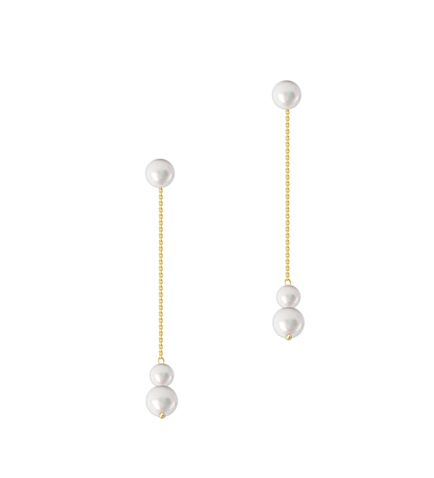 Pearl drop earrings