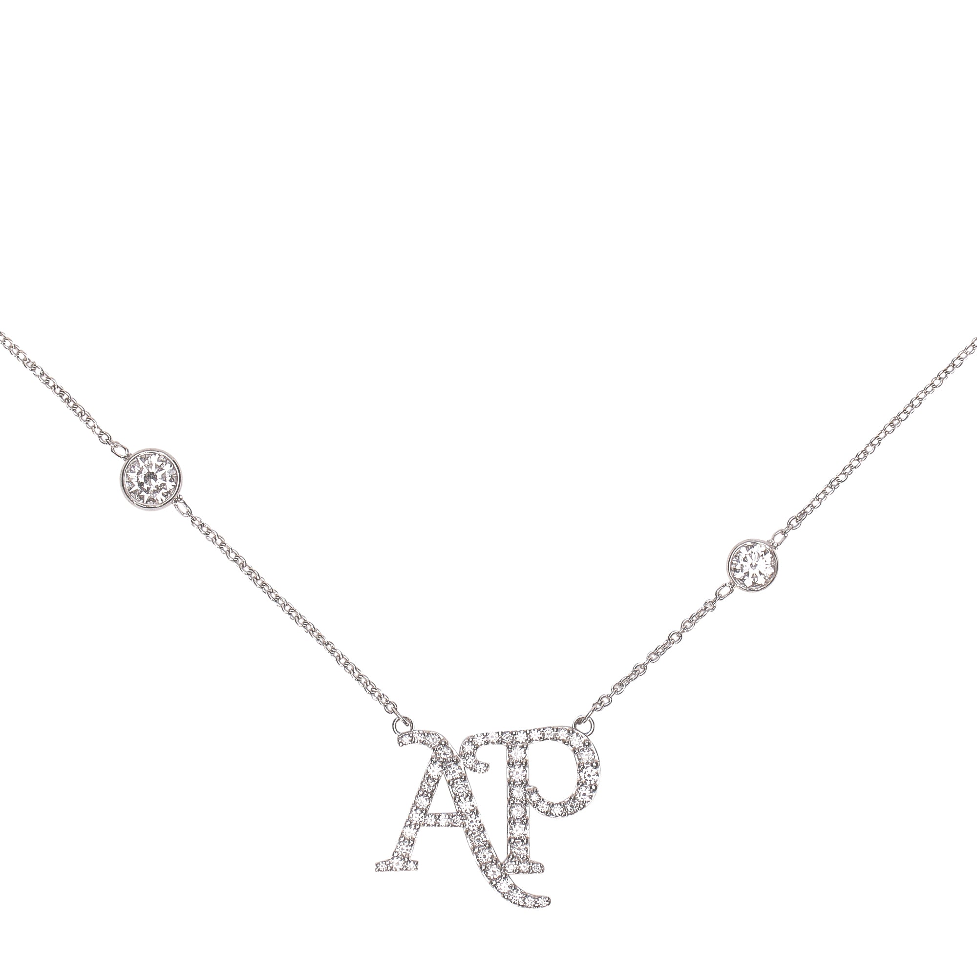 DIAMOND LOGO NECKLACE