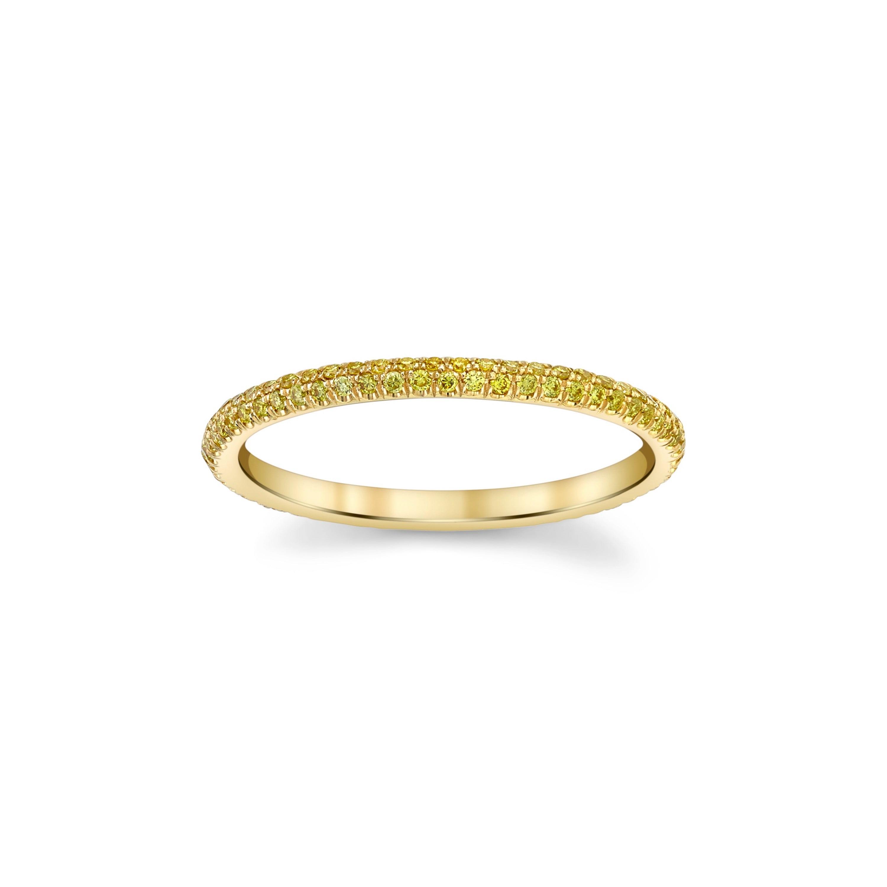 NATURAL YELLOW DIAMOND BAND