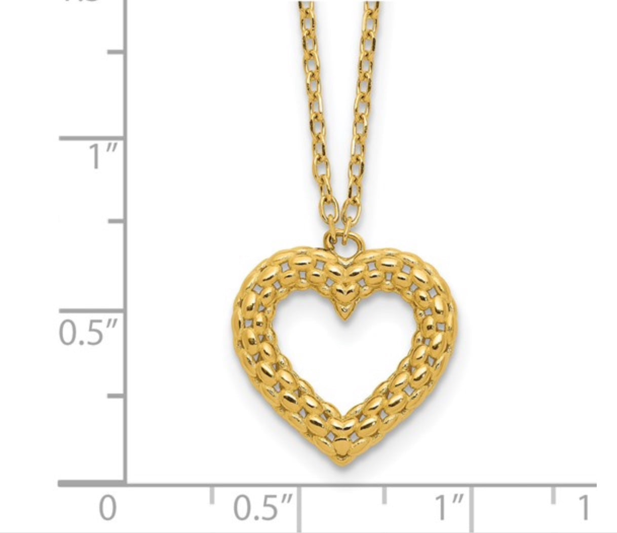 GOLD HEART NECKLACE