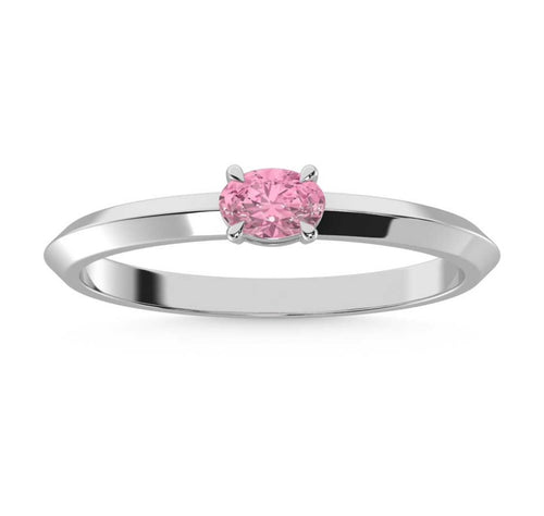 Pink Diamond Ring