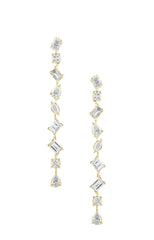 MIX SHAPE DIAMOND EARRINGS