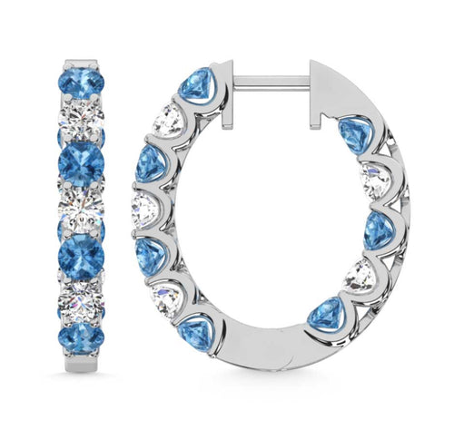 BLUE DIAMOND HOOPS